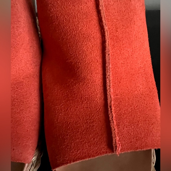 DOLCE VITA “LOVA” ORANGE SUEDE SLIDES SIZE 10 - Picture 13 of 13